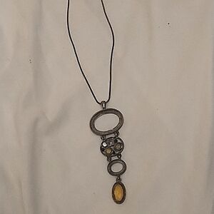 Handmain bohemian style pendant with chain